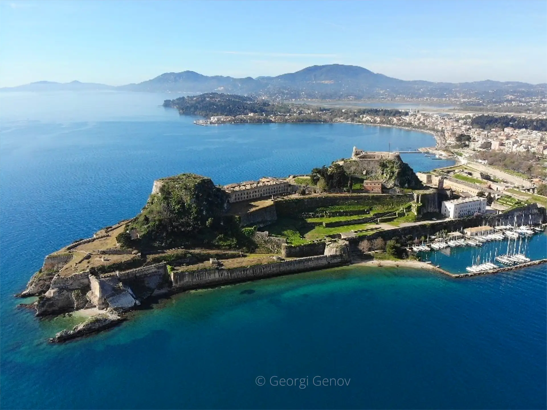 Rion-Antirion bridge and Gulf of Patras