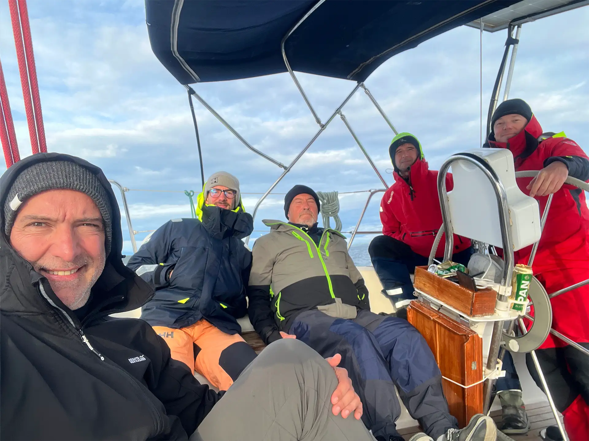 Crossing the Ionian Sea northward